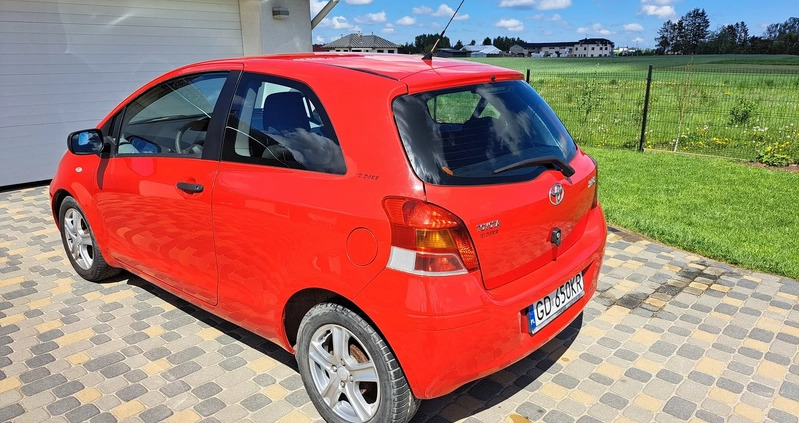 Toyota Yaris cena 17500 przebieg: 125600, rok produkcji 2009 z Żukowo małe 154